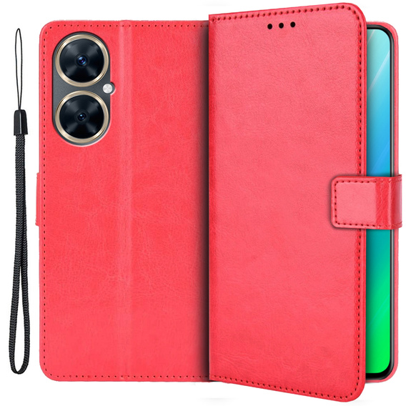 Etui z klapką do Huawei Nova 11i, Wallet, czerwone