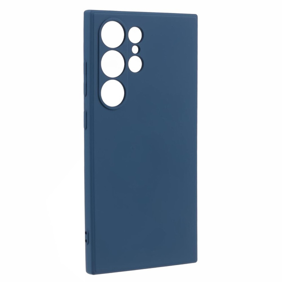 Etui do Samsung Galaxy S24 Ultra, Silicone Lite, niebieskie