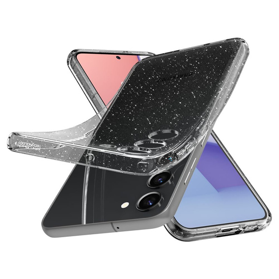 Etui Spigen do Samsung Galaxy S23, Liquid Crystal, przezroczyste brokat