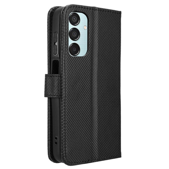 Etui z klapką do Samsung Galaxy M15 5G, Wallet Smart Magnet, czarne