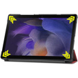 Etui do Samsung Galaxy Tab A8 10.5 SM-X200 SM-X205, Smartcase, bordowe