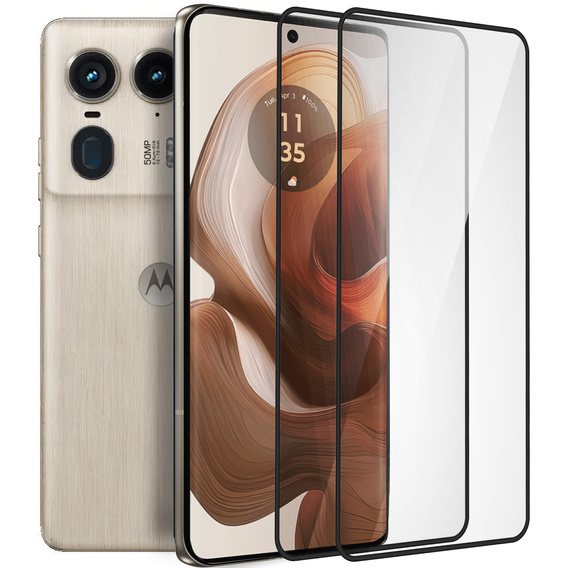 2x Szkło Hartowane ERBORD 3D do Motorola Edge 50 Ultra – ochrona całego ekranu