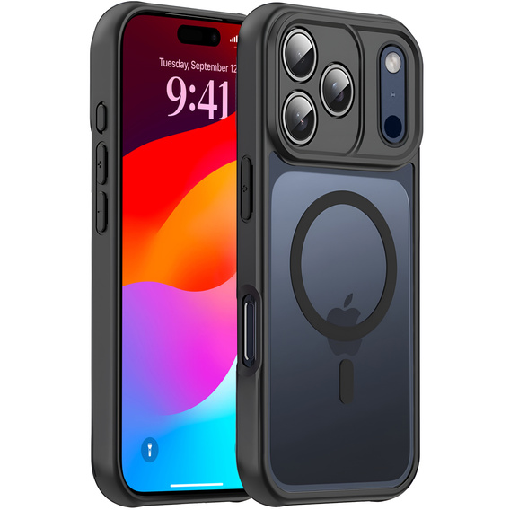 Etui Matt Case do iPhone 17 Pro Max, do Magsafe, matowe, czarne