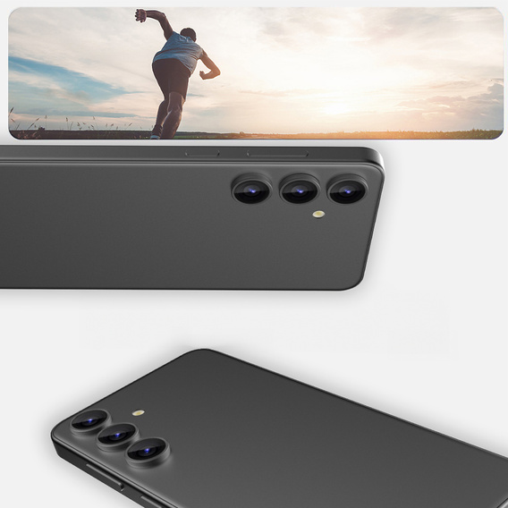 2x Szkło na aparat ERBORD OPTIK Pro do iPhone 15/15 Plus/14/14 Plus, czarne
