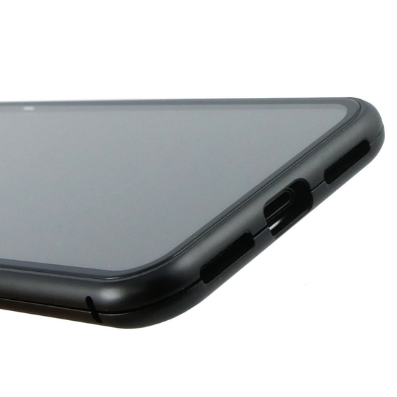 Etui do iPhone 7/8/SE 2020/SE 2022, Magnetic Dual Glass, czarne