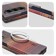 Etui do Samsung Galaxy Z Fold6 5G - magnetyczne Aramid Fiber, pomarańczowe