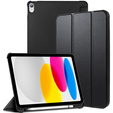 Etui do iPad 11" 2025 A16 (11 gen.) / iPad 10.9" 2022 (10 gen.), Smart Pencil, z miejscem na rysik, czarne