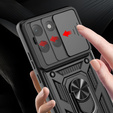 Etui pancerne do Motorola Moto G56 5G, CamShield Slide, niebieskie