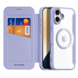 Etui Dux Ducis do iPhone 16, Skin X Pro, MagSafe, fioletowe