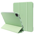 Etui do iPad Pro 11" 2022/2021 (4/3 gen.), Smartcase z miejscem na rysik, jasnozielone