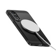 Etui Spigen do Samsung Galaxy S25 Edge, Tough Armor MagSafe, czarne + Szkło Hartowane 9H