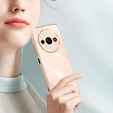 Etui do Xiaomi Redmi A3, Glamour CamShield, różowe rose gold