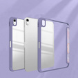 Etui do iPad 11" 2025 A16 (11 gen.) / iPad 10.9" 2022 (10 gen.), Smartcase Hybrid, z miejscem na rysik, Marble fioletowe