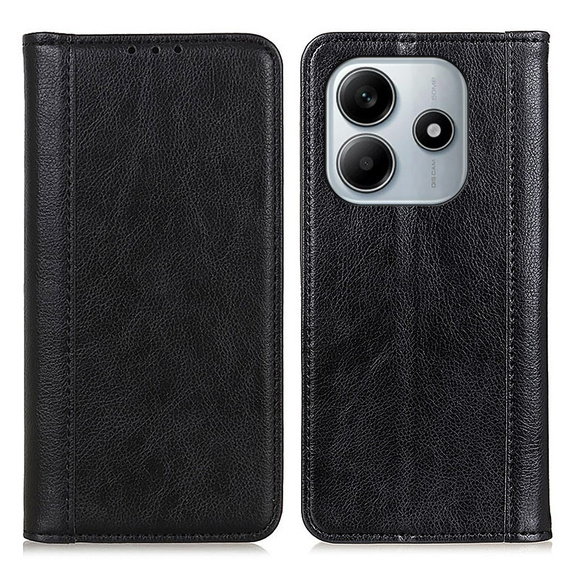 Etui z klapką do Xiaomi Redmi Note 14 4G – funkcjonalność w eleganckim wydaniu - czarne