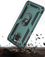 Etui pancerne do Xiaomi Redmi Note 9S / 9 Pro, Nox Case Ring, zielone