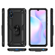 Etui pancerne do Xiaomi Redmi 9A, Nox Case Ring, czarne