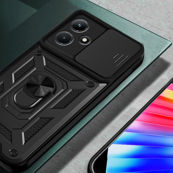Etui pancerne do Infinix Hot 30i, CamShield Slide, czarne