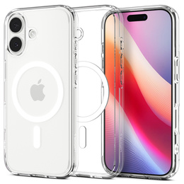 Etui Spigen Ultra Hybrid MagSafe do iPhone 17, Clear/White