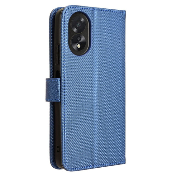 Etui z klapką do Oppo A38 4G / Oppo A18 4G, Wallet Smart Magnet, niebieskie