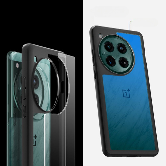 Etui Spigen do OnePlus 12 5G, Ultra Hybrid, czarne