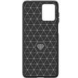 Etui do Motorola Moto E14, Carbon, czarne
