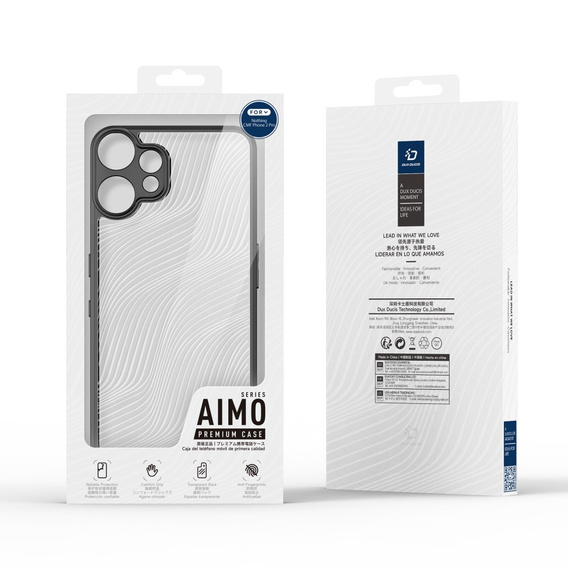 Etui Dux Ducis Aimo do Nothing CMF Phone 2 Pro – matowa ochrona w stylu premium - czarne