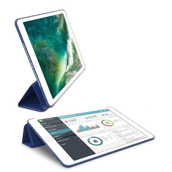 Etui do iPad Air 2 9.7" 2014, Smartcase, granatowe