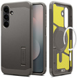 Spigen Tough Armor Mag – pancerne etui z pierścieniem MagSafe do Samsung Galaxy S25 FE