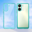 Etui do Xiaomi Redmi 13C / Poco C65, Fusion Hybrid, przezroczyste / niebieskie