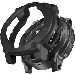 Etui ochronne do Garmin Instinct 3 Solar / Instinct 3 AMOLED 45mm – TPU, wzmocnione wycięcia, czarne