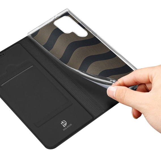 Etui Dux Ducis do Samsung Galaxy S24 Ultra, Skinpro, czarne
