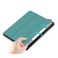 Etui do Samsung Galaxy Tab S9 Plus, Smartcase z miejscem na rysik, zielone