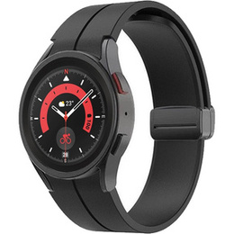 Pasek Silikonowy do Samsung Galaxy Watch 4/5/6 40/42/43/44/45/46/47mm, Czarny