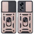 Etui pancerne do Oppo A38 4G / Oppo A18 4G, CamShield Slide, różowe rose gold
