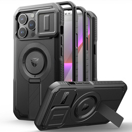 Magnetyczne etui Dexnor do iPhone 13 Pro – ochrona i wygoda w jednym, czarne