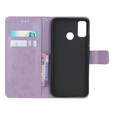 Etui z klapką do Motorola Moto G10 / G30, Butterfly, fioletowe
