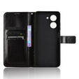 Etui z klapką do Xiaomi Redmi A5, Crazy Horse Wallet, czarne