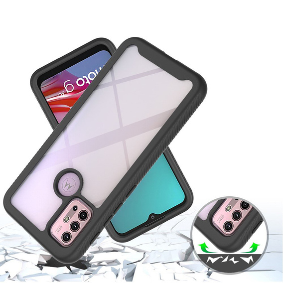 Etui do Motorola Moto G10 / G20 / G30, Shockproof, z folią, czarne