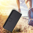 Etui z klapką do Samsung Galaxy M15 5G, Wallet Smart Magnet, czarne