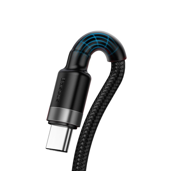 Baseus Tungsten kabel USB-A USB-C 1 m 100 W - Czarny