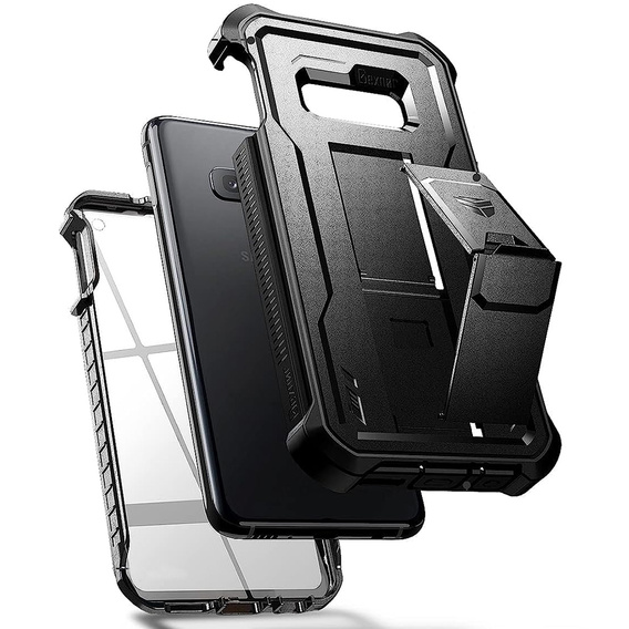Etui pancerne do Samsung Galaxy S10e, Dexnor Full Body, czarne