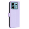 Etui z klapką do Xiaomi Redmi Note 13 Pro 5G,BINFEN Wallet, fioletowe