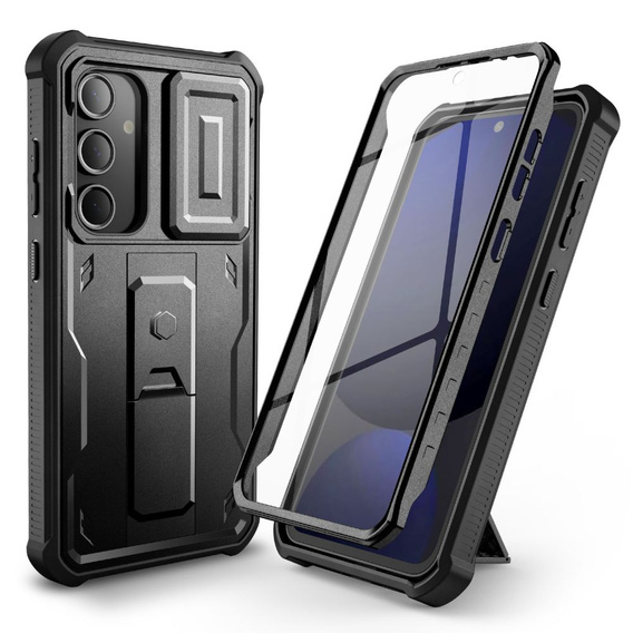 Etui Tech-Protect do Samsung Galaxy S24 FE, Kevlar Cam+, Czarne