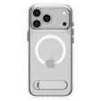 Etui Spigen Ultra Hybrid "S" Mag MagSafe do iPhone 17 Pro, Clear / White
