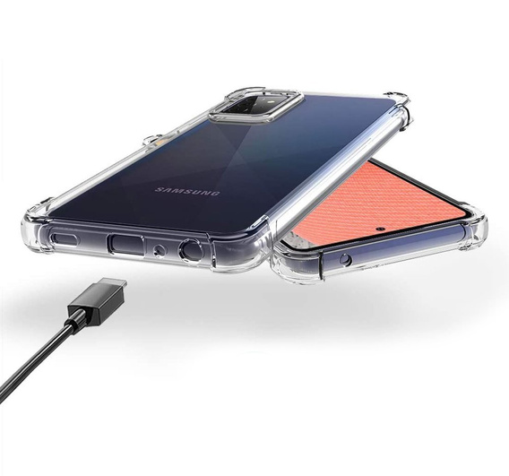Etui do Samsung Galaxy A72 4G/5G, Dropproof, Przezroczyste
