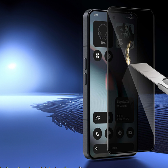 2x Szkło ERBORD Anti-Spy do Nothing Phone 3 5G – chroń ekran i swoją prywatność