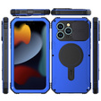 Etui do iPhone 15, DefenderMag, niebieskie