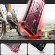 Etui pancerne do Samsung Galaxy S21, Dexnor Full Body, czerwone