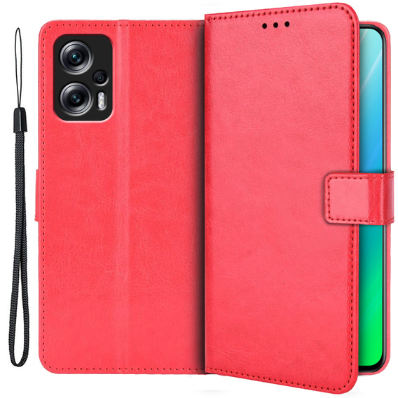 Etui Wallet do Xiaomi Poco X4 GT 5G, Red