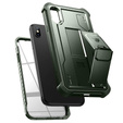 Etui pancerne do iPhone X / XS, Dexnor Full Body, zielone